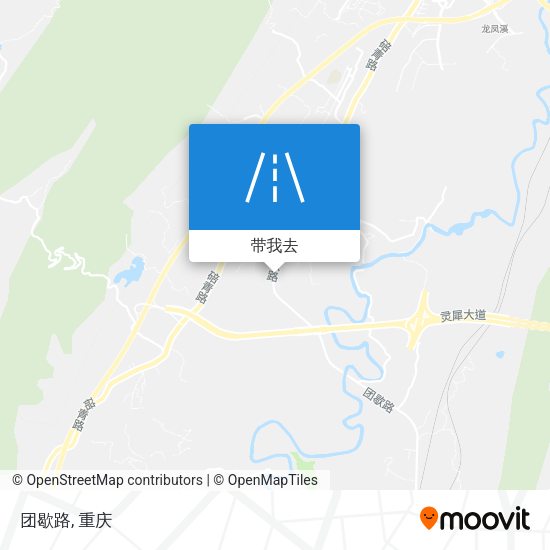 团歇路地图