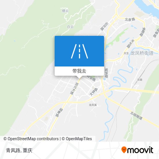 青凤路地图