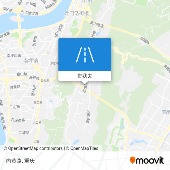 向黄路地图
