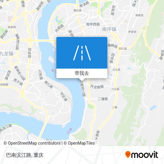 巴南滨江路地图