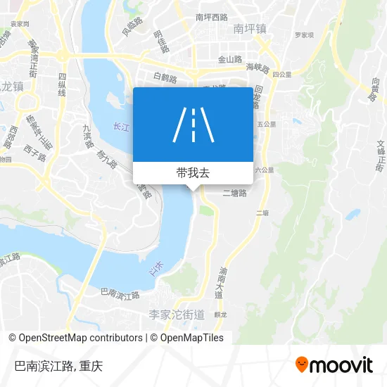 巴南滨江路地图