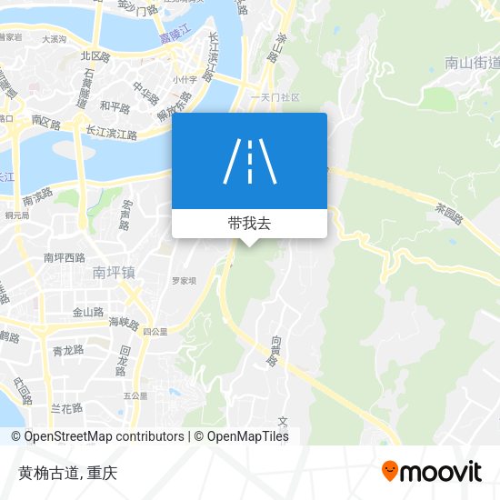 黄桷古道地图