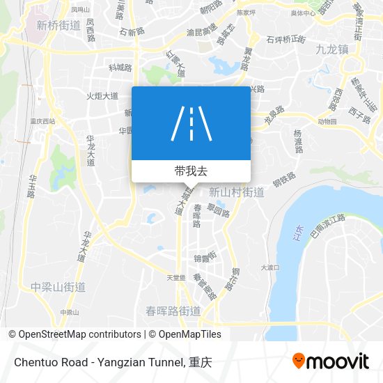 Chentuo Road - Yangzian Tunnel地图