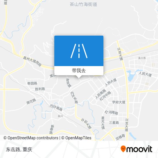 东岳路地图