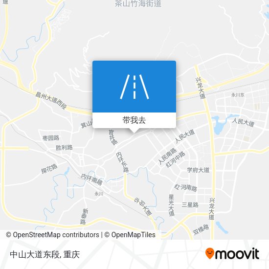 中山大道东段地图