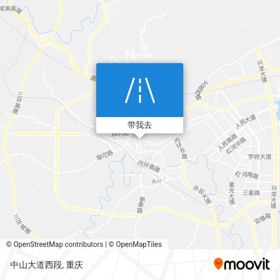 中山大道西段地图