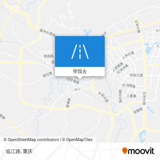 临江路地图