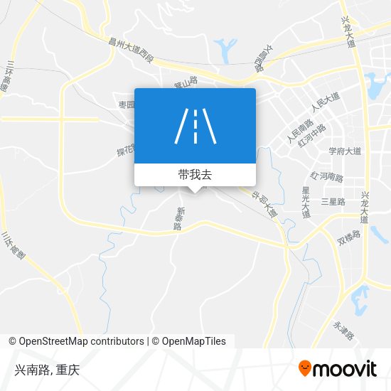 兴南路地图