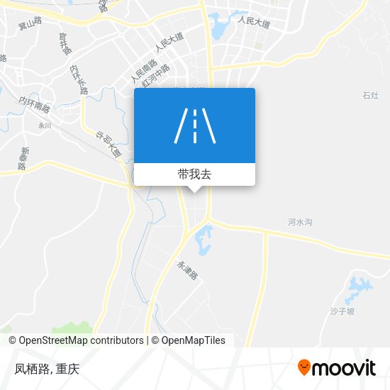 凤栖路地图