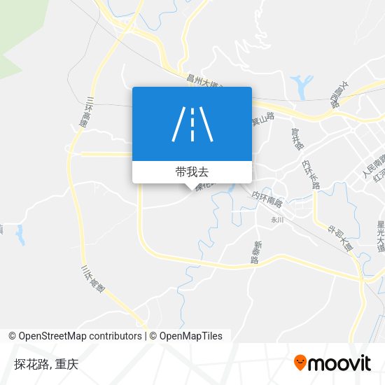 探花路地图
