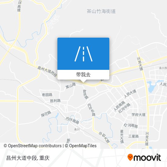 昌州大道中段地图