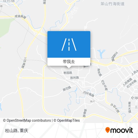 桂山路地图
