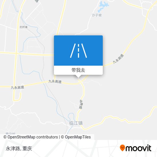 永津路地图