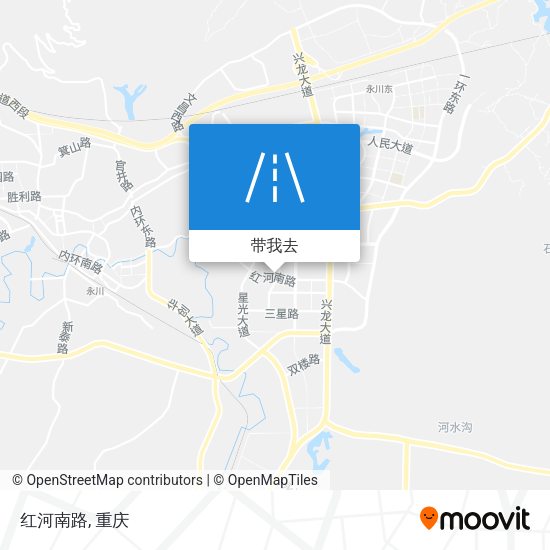 红河南路地图