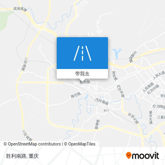 胜利南路地图