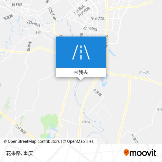 花果路地图