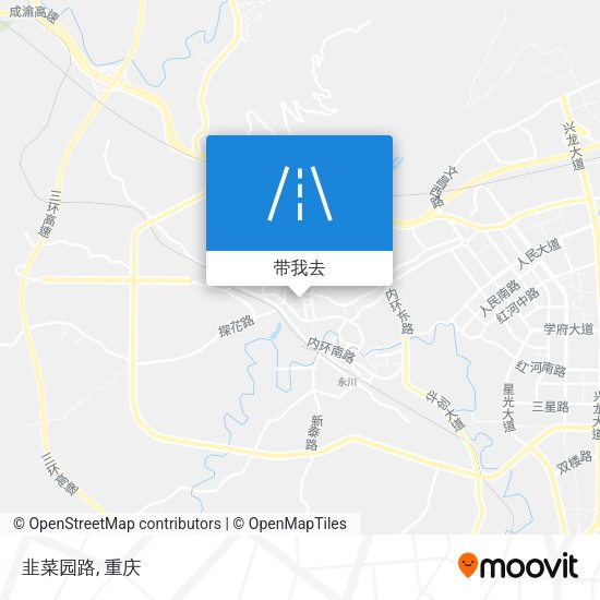 韭菜园路地图