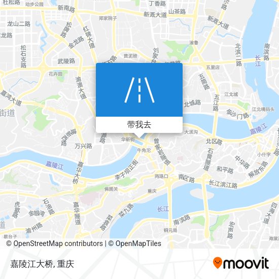 嘉陵江大桥地图