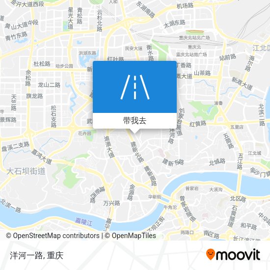 洋河一路地图