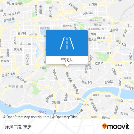 洋河二路地图