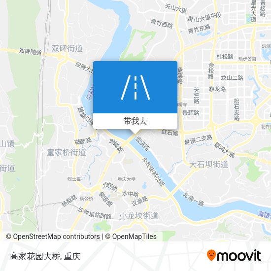高家花园大桥地图