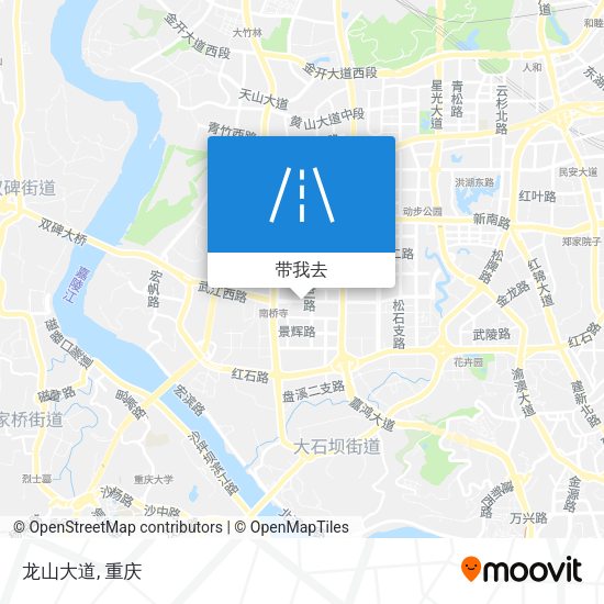 龙山大道地图