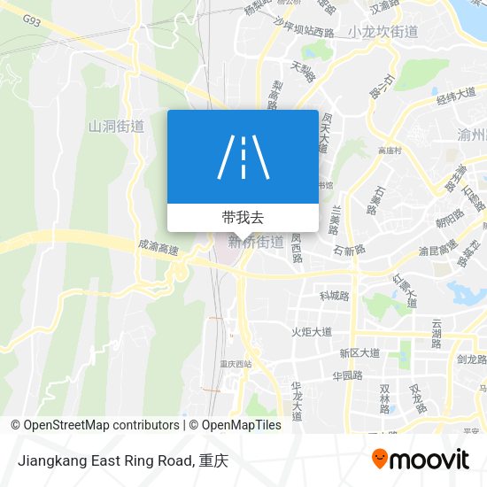 Jiangkang East Ring Road地图