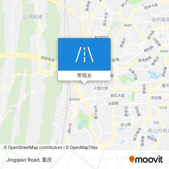 Jingqiao Road地图