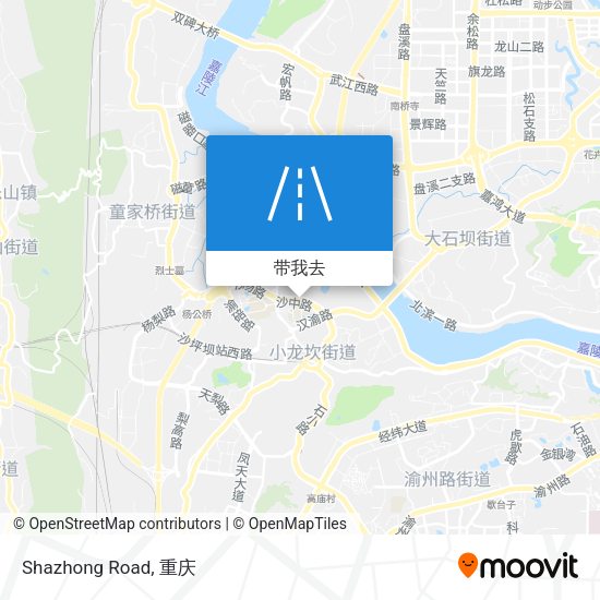 Shazhong Road地图
