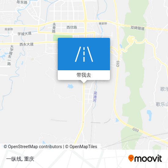 一纵线地图