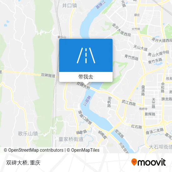双碑大桥地图
