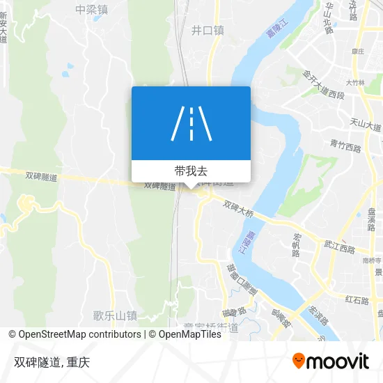 双碑隧道地图