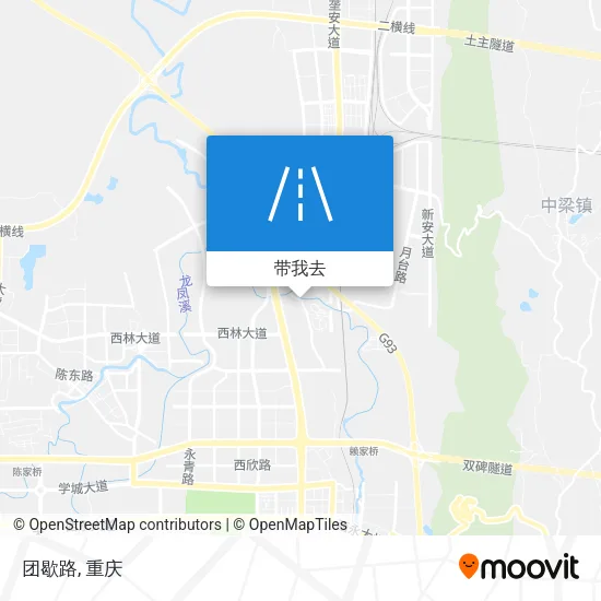 团歇路地图