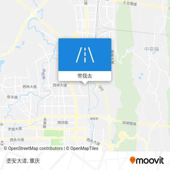 垄安大道地图