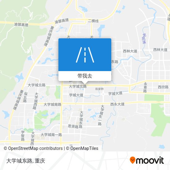 大学城东路地图