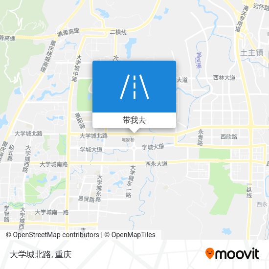 大学城北路地图
