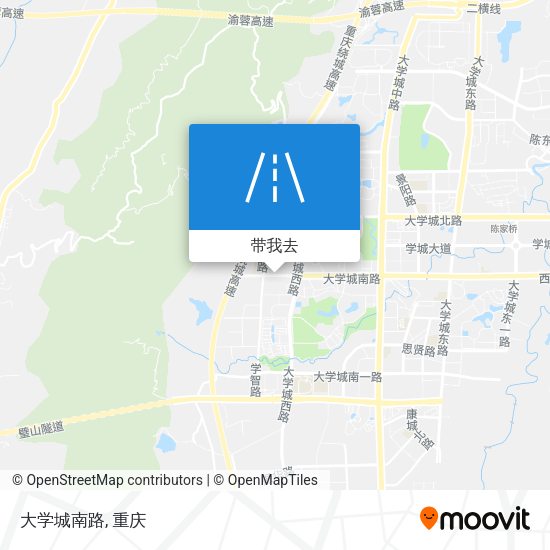 大学城南路地图