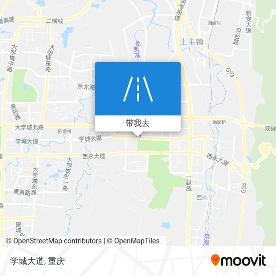 学城大道地图