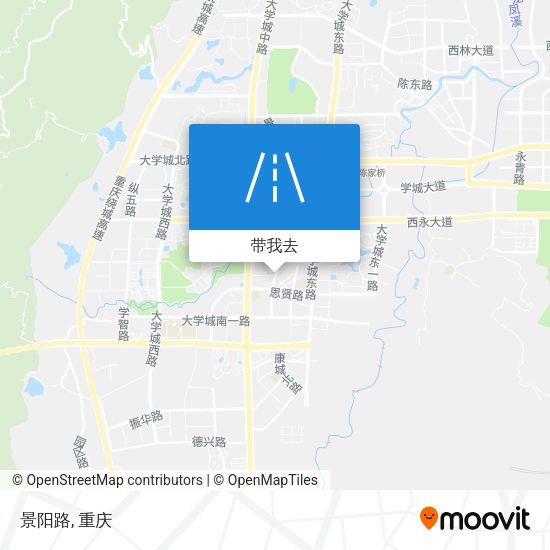 景阳路地图