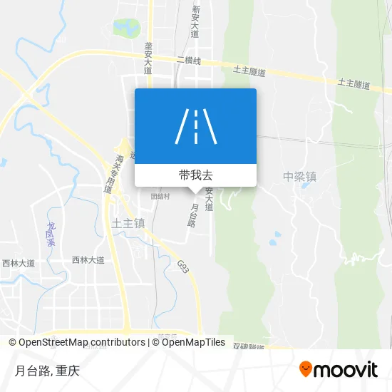 月台路地图