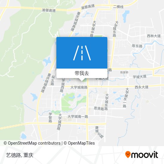 艺德路地图