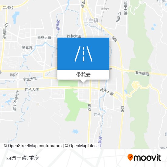 西园一路地图
