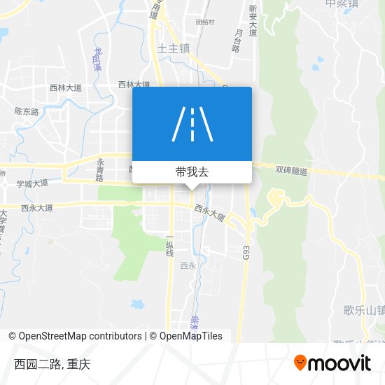 西园二路地图