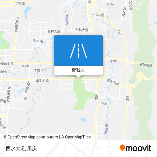 西永大道地图