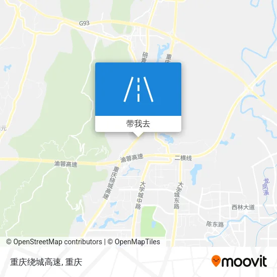 重庆绕城高速地图