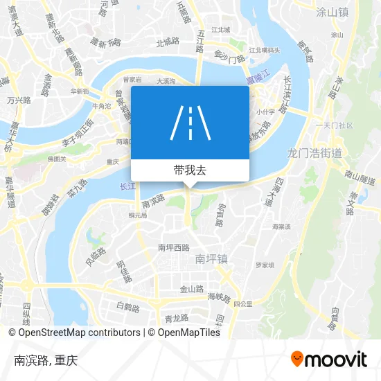 南滨路地图
