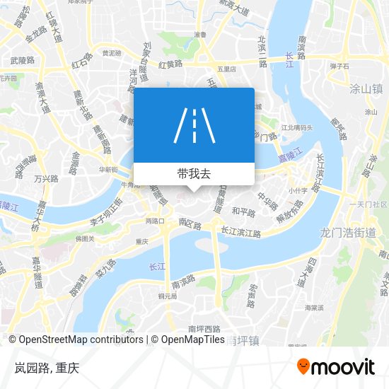 岚园路地图