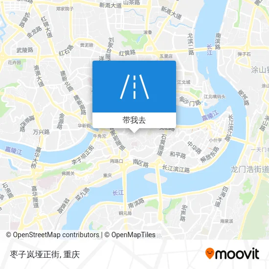 枣子岚垭正街地图