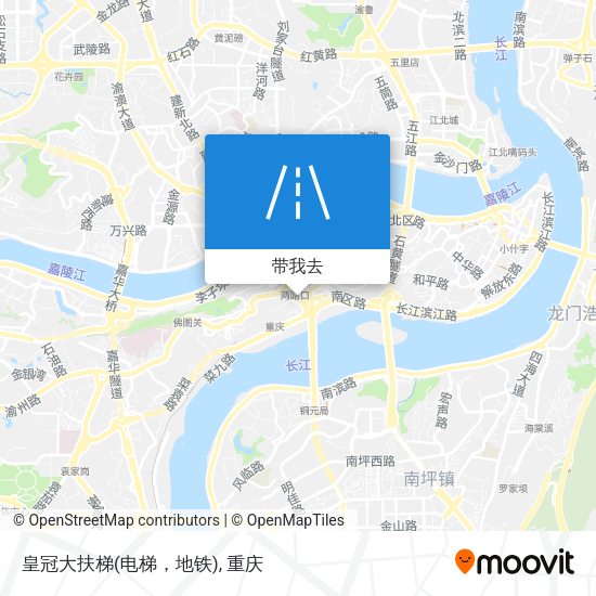 皇冠大扶梯(电梯，地铁)地图