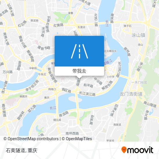 石黄隧道地图